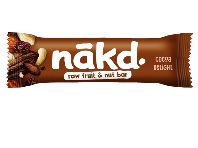 Baton raw vegan, fara gluten, cu cacao 35g Nakd