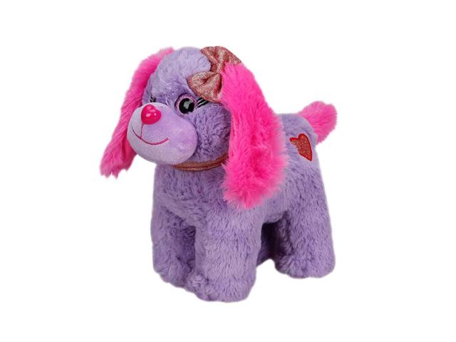 Caine de plus colorat, Puffy Friends, Mov, 25 cm