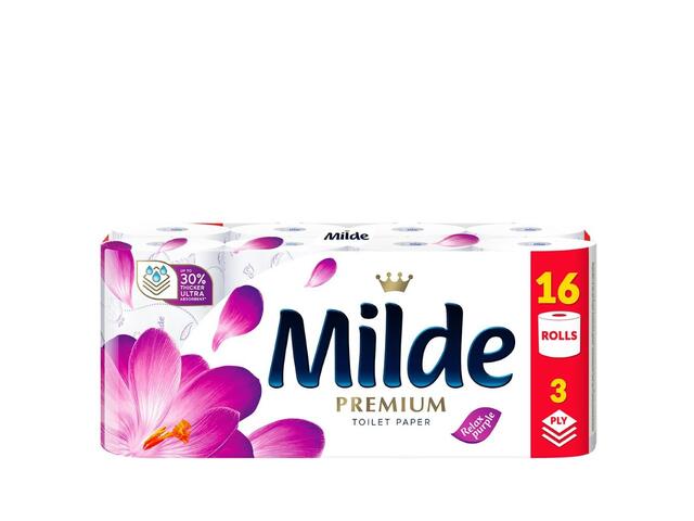 Hartie igienica Milde Strong and Soft Relax Purple 16 rolls