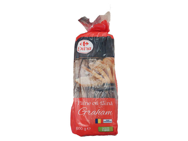 Toast cu graham Carrefour Extra 600g