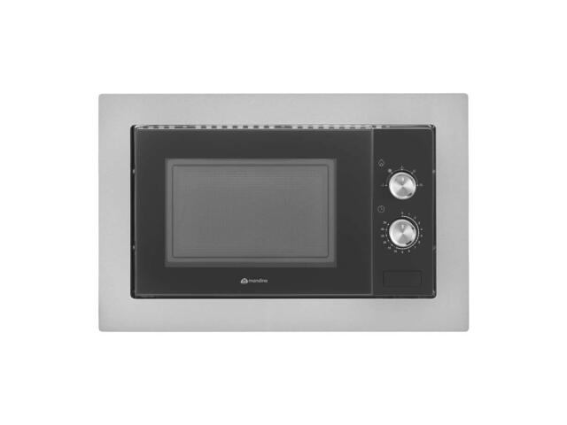 Cuptor cu microunde Mandine MMOBI20MW-23, Timer, 20 litri, 750 W, Negru / Gri