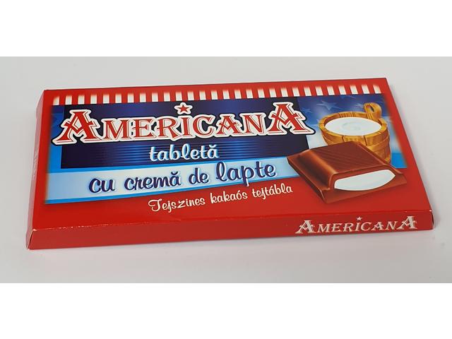 Tableta Cu Crema De Lapte Americana 90 G