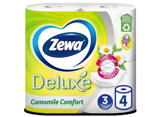 Hartie igienica Zewa Deluxe Camomile Comfort 3 straturi 4 role