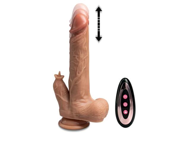 Vibrator Thrusting Vibe with Tongue 22.5cmLUX24994