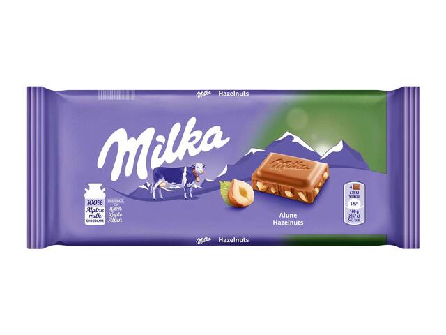 Milka Ciocolata hazelnuts 100g