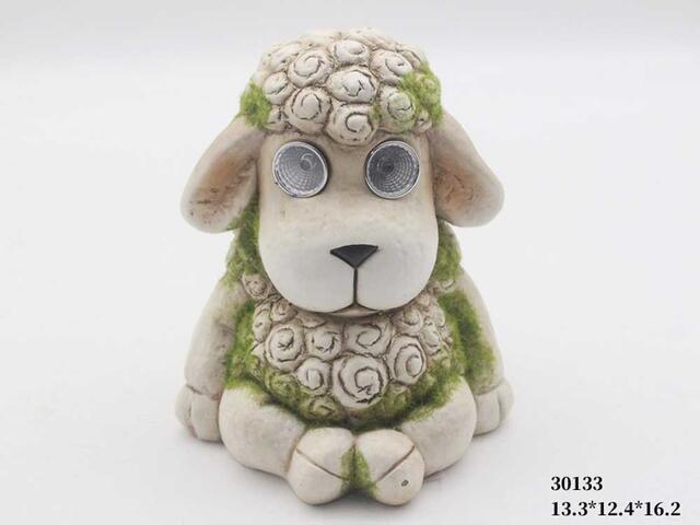 Figurina Solara De Gradina,  Oita,  13.3*12.4*16.2Cm, Ceramica