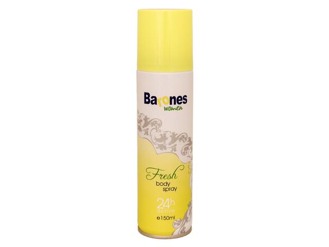 Deodorant Body Spray, Fresh Barones Women 150Ml