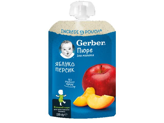 Gerber Natural Piure De Mar Si Piersica 150G