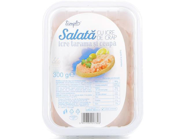 Salata cu icre de crap si ceapa Simpl 300g