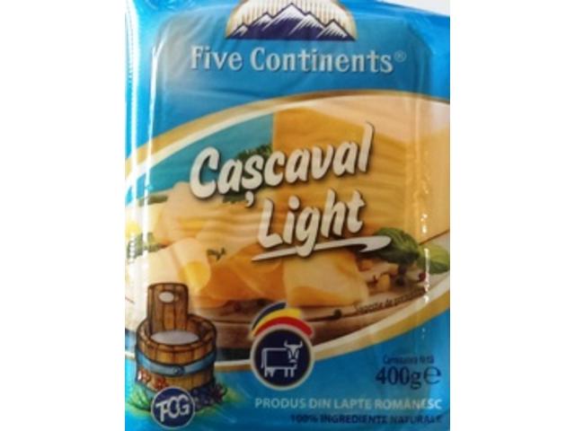 Cascaval light 400 g Five Continents