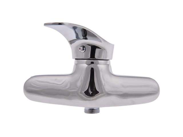 Baterie pentru dus Recoomer Porto, alama sanitara, monocomanda, cu furtun si para