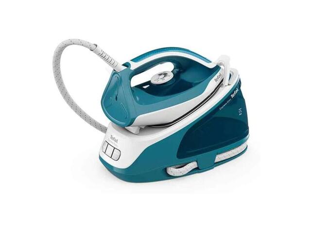 Statie de calcat Tefal Express Easy SV6131E0 2200W rezervor 1.7L abur 350g/min si 120 g/min talpa ceramica Alb/Albastru