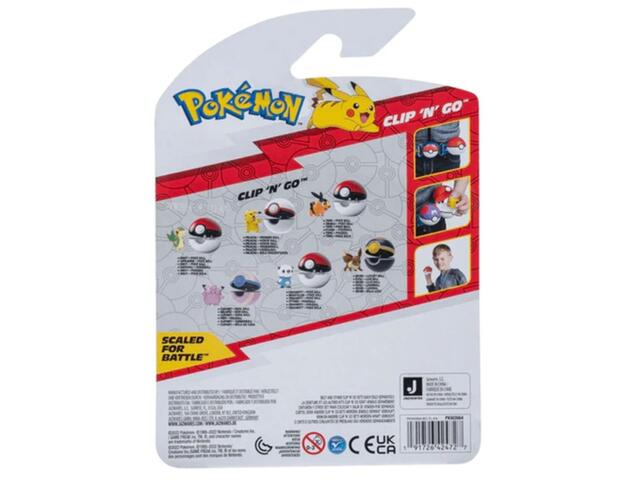 Figurina in bila Clip N Go Pokemon S2, Snivy si Poke Ball