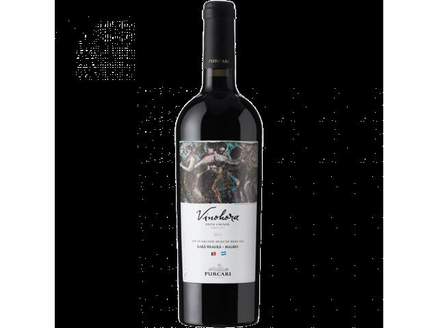 Vin rosu - Purcari, Vinohora, Rara neagra si Malbec, sec, 2017