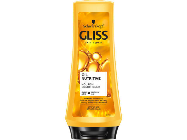 Balsam Pentru Par Lung Gliss Oil Nutritive, 200ML