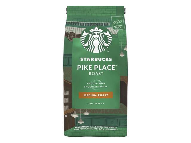 Starbucks Pike Place cafea boabe prajire medie punga 200 g