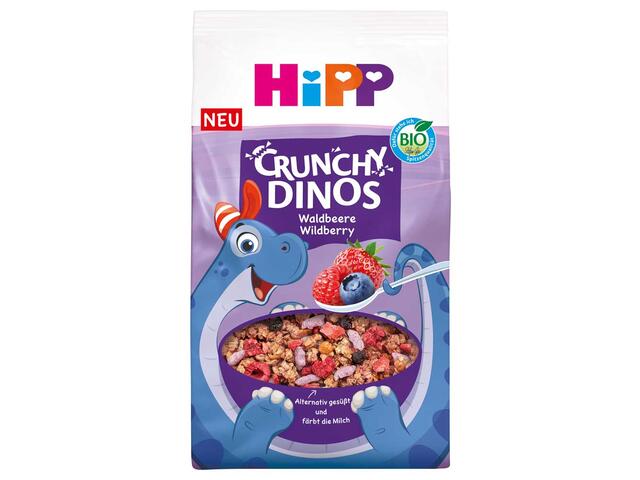 Hipp Muesli Dinozauri Crocanti Cu Fructe De Padure