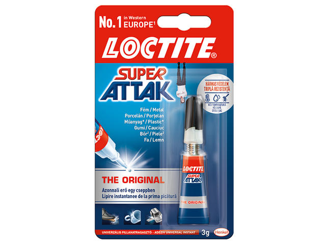 Adeziv Loctite Super Attack lichid 3g