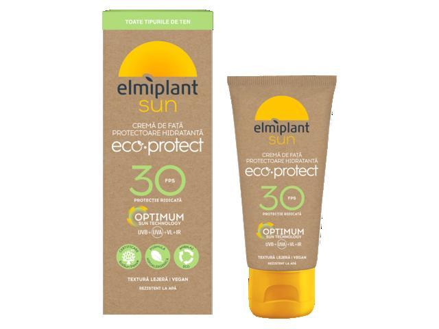 Crema de fata elmiplant Sun cu protectie solara  Face Cream Eco, SPF 30, 50 ML