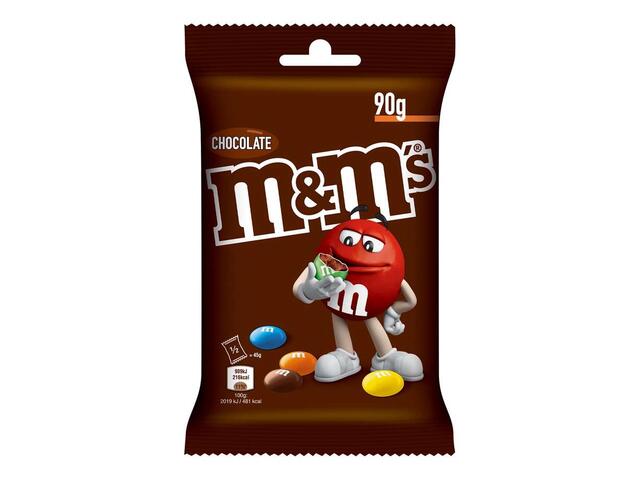 M and M s Chocolate Ciocolata cu lapte cu glazura crocanta si colorata 90g