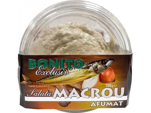 BONITO EXCLUSIV SALATA 160GR MACROU AFUMAT