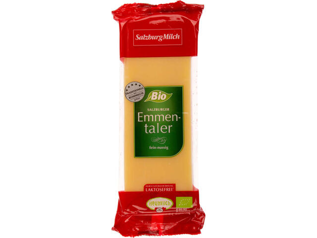 Salzburg Milch Bio branza Emmentaler fara lactoza 200 g