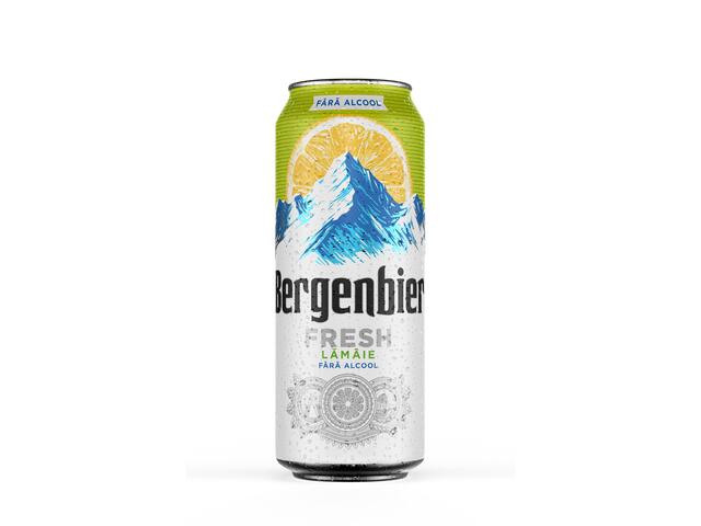 Bergenbier Fresh Bere Fara Alcool Lamaie Doza 0.5L