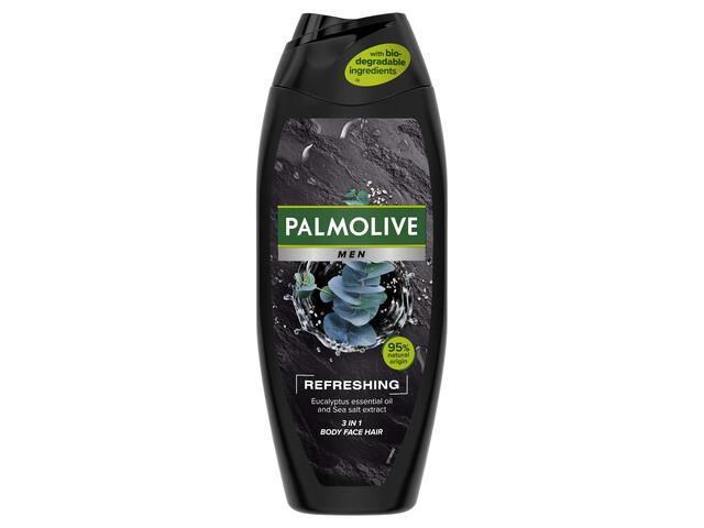 Gel de dus pentru barbati Palmolive Men Refreshing 500ML, 3 in 1, pentru corp, fata si par