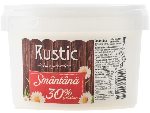 Smantana 30% grasime Rustic 500 g