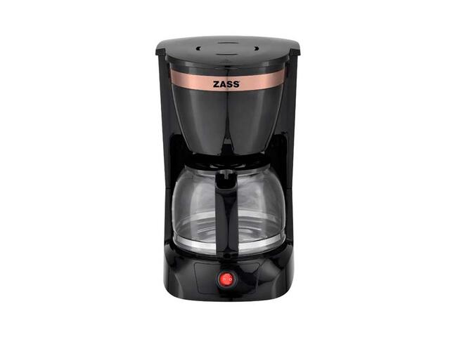 Cafetiera Zass ZCM 20, 1.25 litri, 800 W, Negru / Auriu