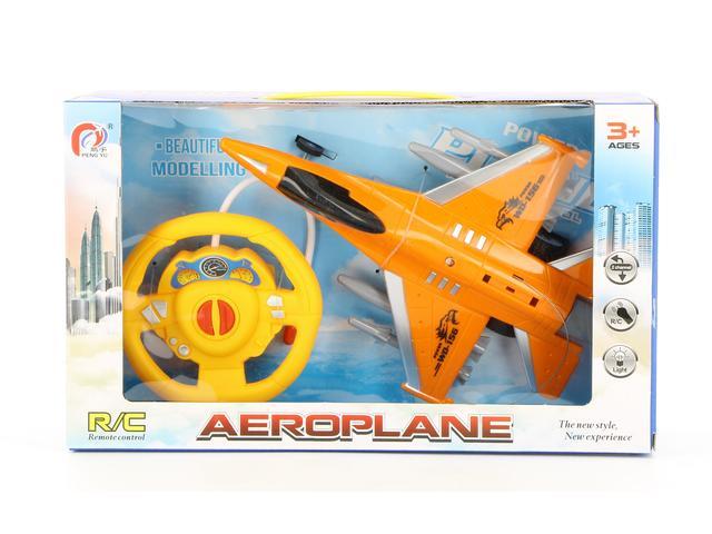 Avion Cu Lumini Si Volan R/C