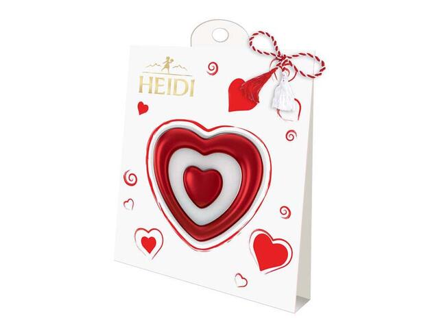 Inima Ciocolata Alba 15G Heidi