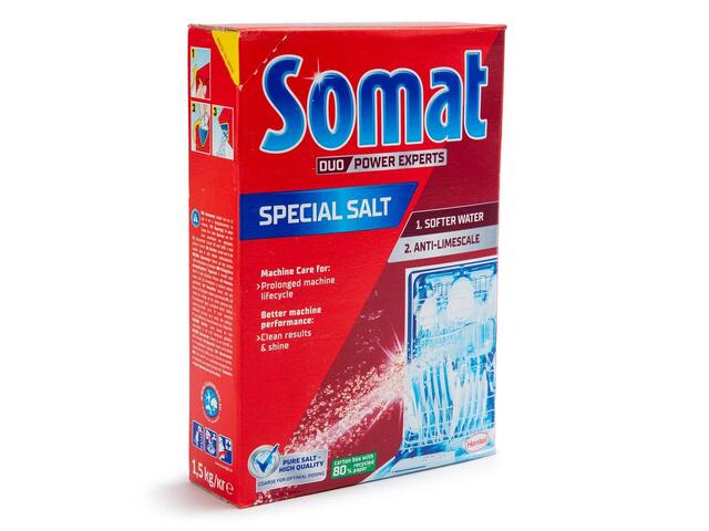 Sare Dedurizanta Pentru Masina De Spalat Vase Somat 1.5 Kg