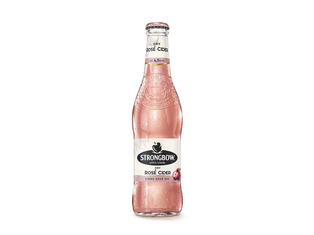 Cidru Rose Sticla Strongbow 0.33L