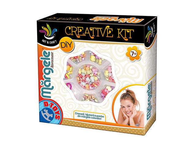 Kit creativ margele norocoase 7 ani+ D-Toys