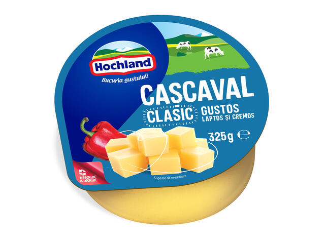 Hochland cascaval clasic rotund 325 g