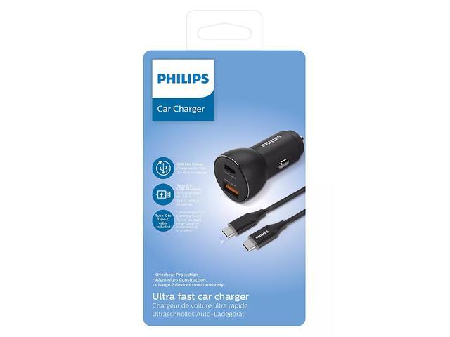 Incarcator auto Philips DLP2521, 36W, Negru