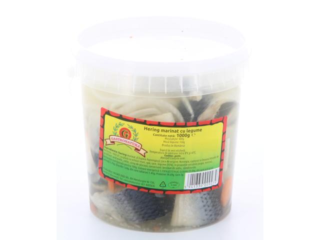 Hering marinat cu legume Gastronatura 1kg