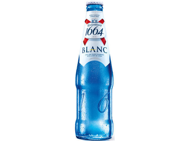 Bere Alba Nefiltrata Kronenbourg 1664, Sticla, 0.33L