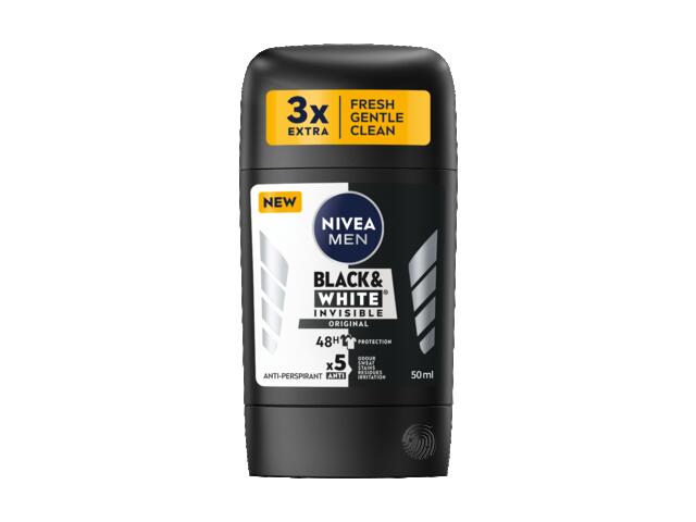 Antiperspirant stick NIVEA MEN Black & White Invisible 50ML