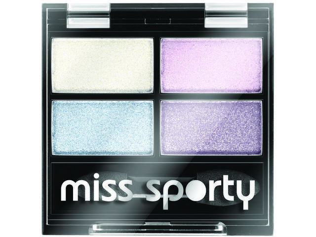 Paleta de farduri pentru pleoape Miss Sporty Studio Color  Quattro, 415 Cool Unicorn, 5 g