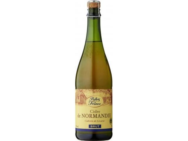 Cidru brut mere, 4% alcool, 0.75 l Reflets de France