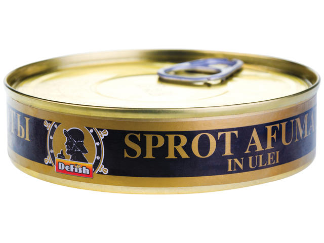 Sprot afumat in ulei, Defish, 150g