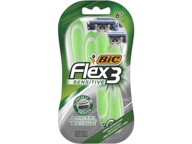 Aparat ras (3 lame) BIC Flex3 Sensitive B6