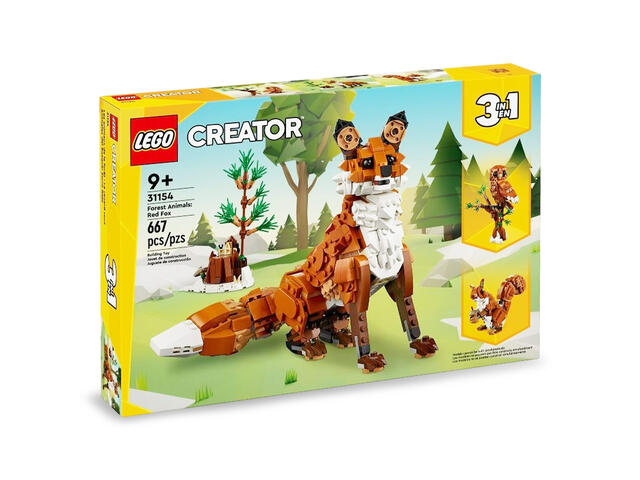 LEGO Creator Animale din padure: Vulpea rosie 31154