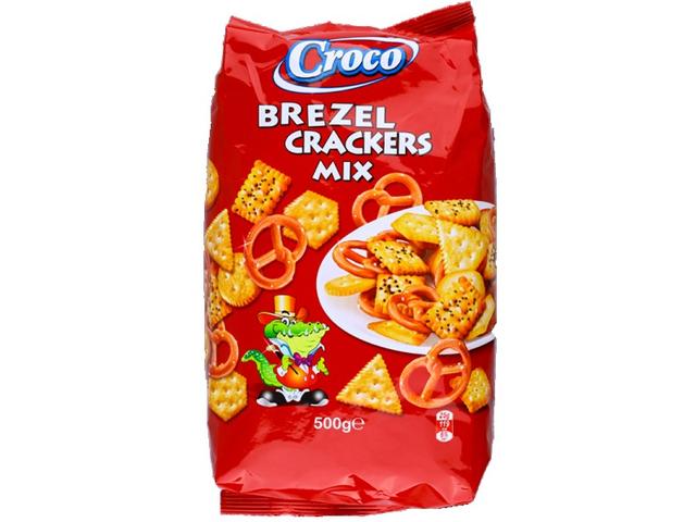 CROCO MIX BREZEL CRACKERS 500G