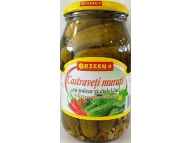 Castraveti murati picanti Orzech 900 g