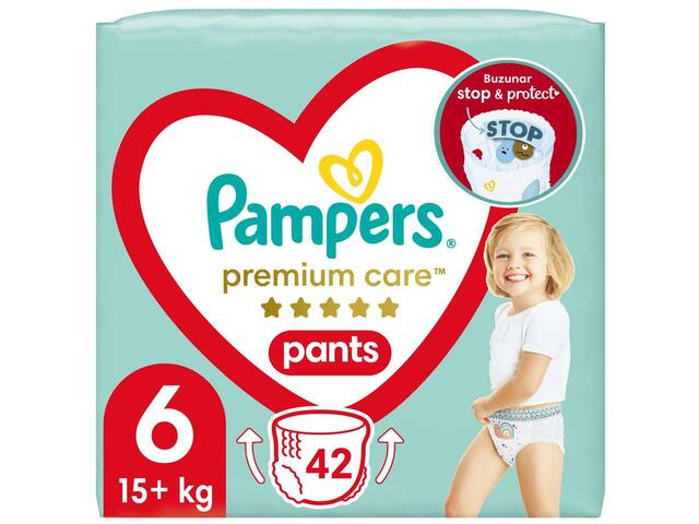 Pampers Premium Care Scutec Pants marimea 6 42 bucati