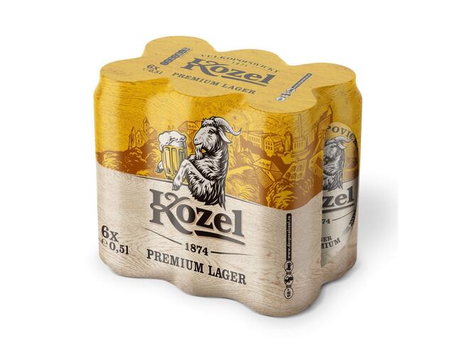 Kozel Bere Blonda Doza 6 X 0.5 L