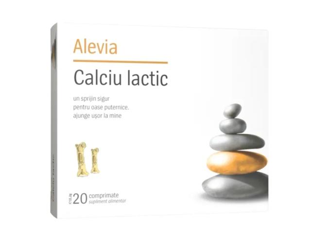 Blister Calciu Lactic 20 Comprimate